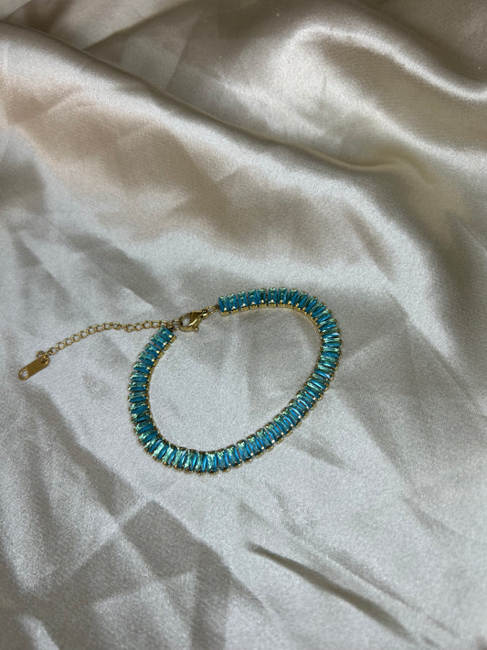 Blue stone bracelet