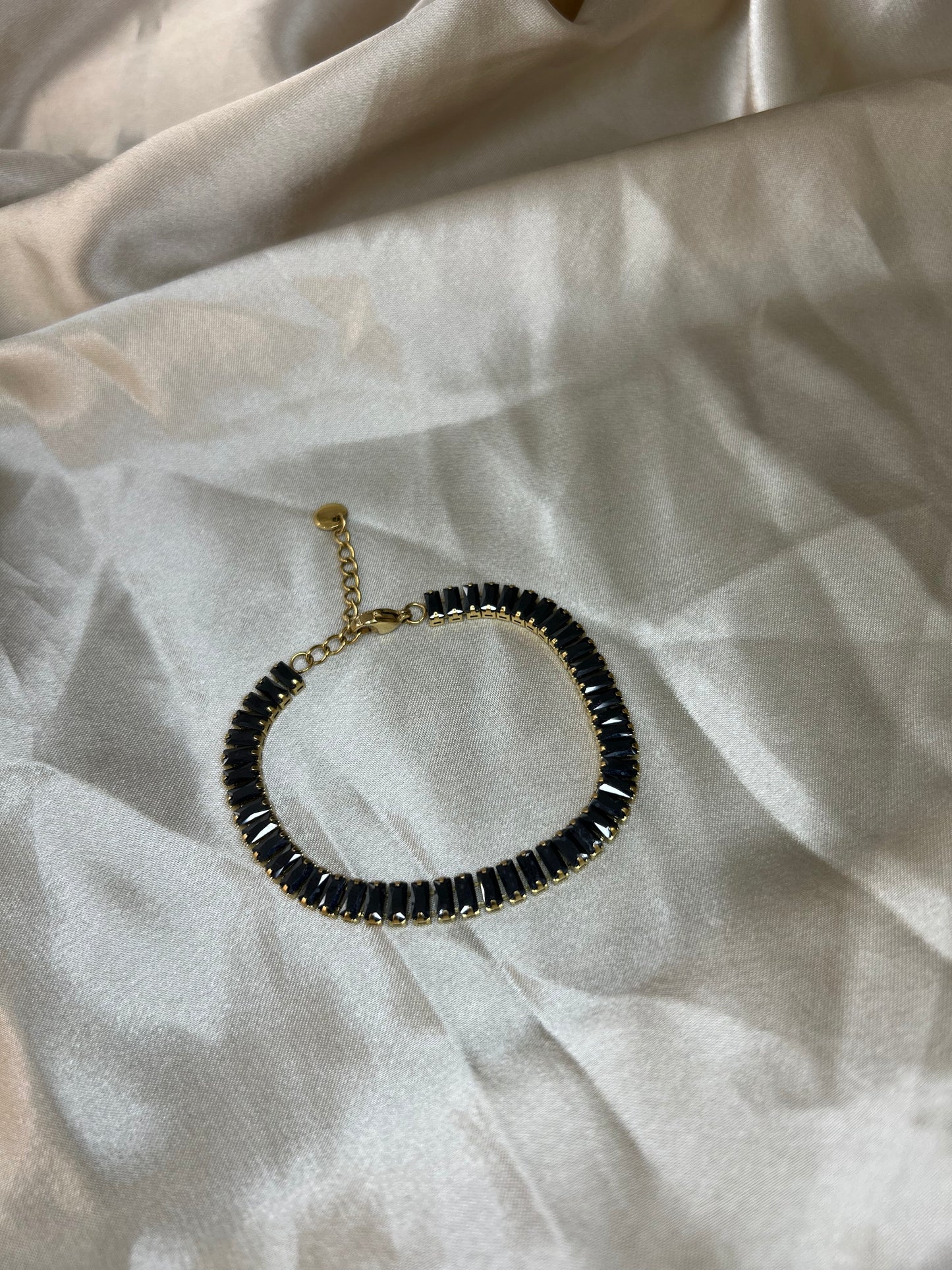 Black stone bracelet