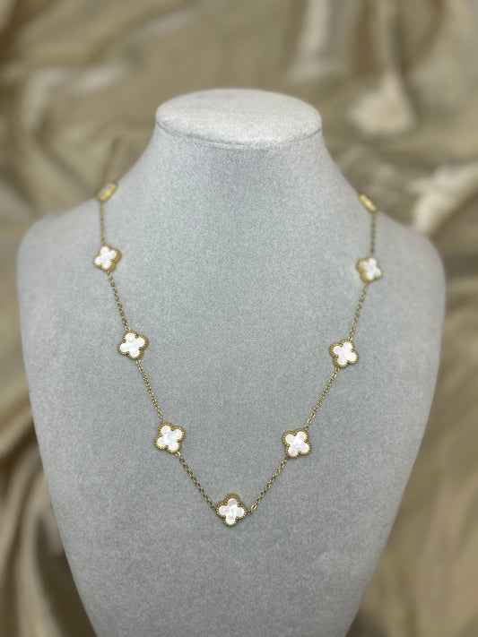 White clover necklace